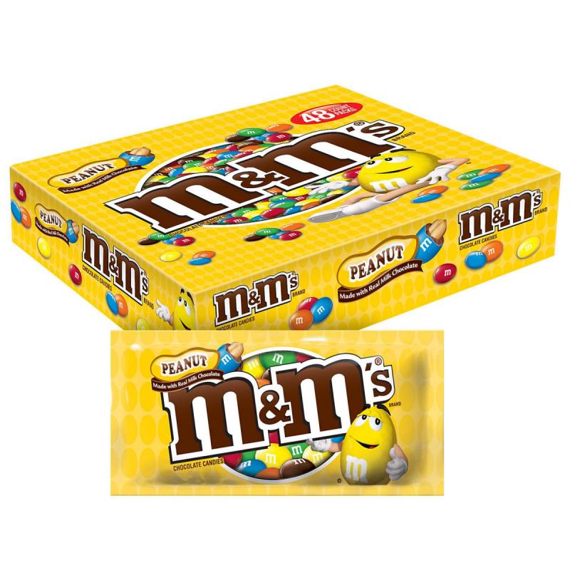 M&M's Peanut Chocolate Candy (1.74oz., 48pk.)