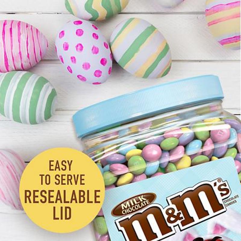 M&M's Milk Chocolate Easter Candy Jar (62oz.)