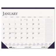 House of Doolittle Two-Color Monthly Desk Pad Calendar with Large Notes Section, 22 x 17, 2017