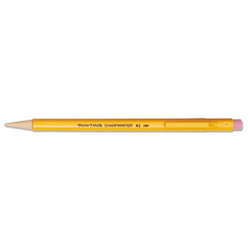Paper Mate - Sharpwriter Mechanical Pencil, HB, 0.7 mm, Yellow Barrel - 12 Per Box (pak of 2)
