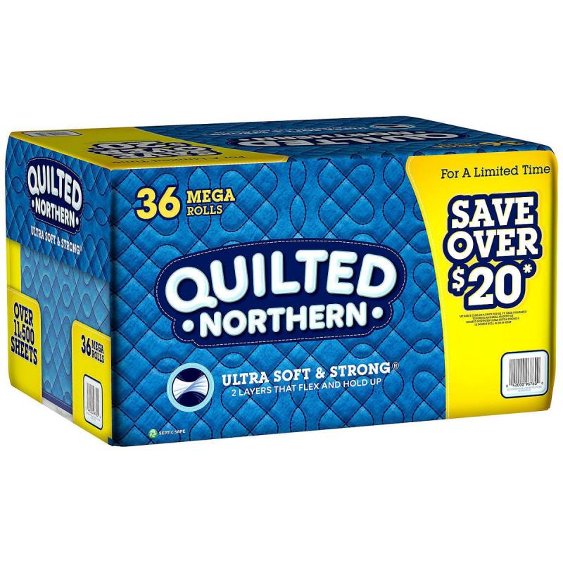Quilted Northern Ultra Soft & Strong Toilet Paper (36 rolls, 328 sheets/roll)