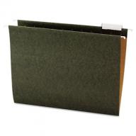 Office Impressions 1/5 Tab Hanging File Folders, Standard Green (Letter, 25 ct.)