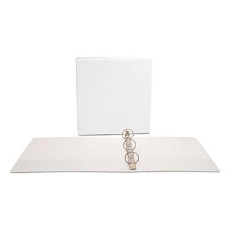 Office Impressions View Binder, Round Ring, 1.5" - White