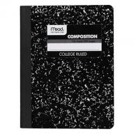Mead - Wireless Composition Book, College Rule, 9-3/4 x 7-1/2, White - 100 Sheets (pack of 12)