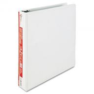 Office Impressions - Economy View Binder, D-Ring, 1-1/2" - White (pak of 6)