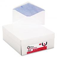 Office Impressions - Security Tinted Business Envelope, V-Flap, #10, White - 500/Box