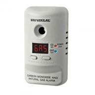 M Series Plug-In Carbon Monoxide and Natural Gas Alarm with 9-Volt Battery Backup