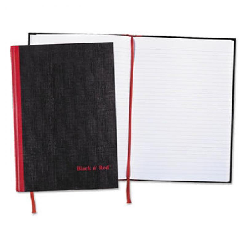 Black n&#039; Red - Casebound Notebook Plus Pack, Ruled, 8 1/4 x 11 3/4, 96 Sheets - 2/Pack
