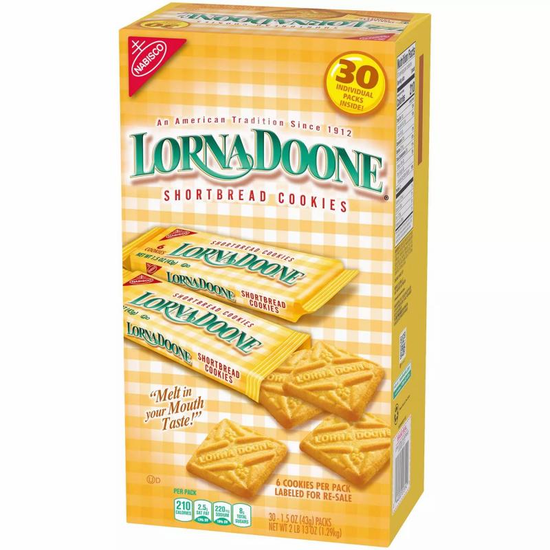 Lorna Doone Shortbread Cookies (6 per pk., 30 pk.)