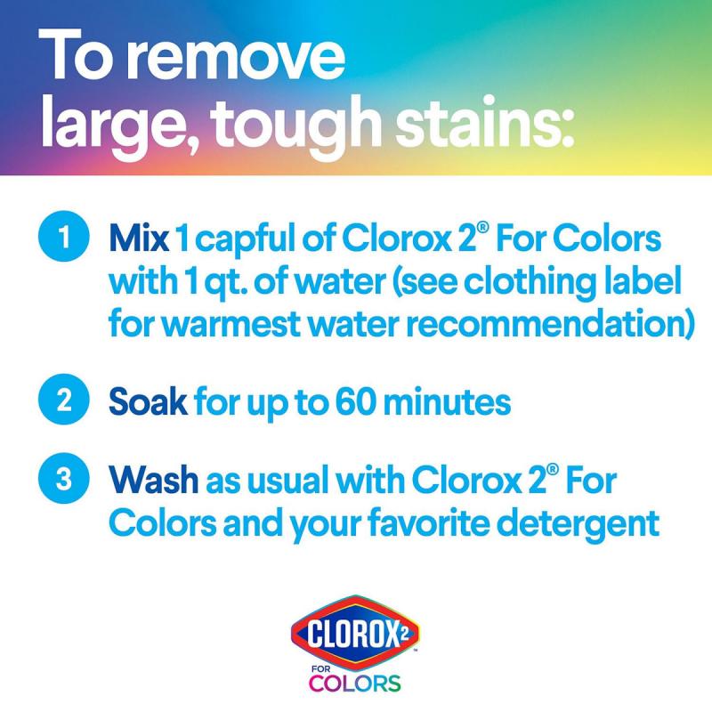 Clorox 2 for Colors Free & Clear Stain Remover and Color Brightener (112 oz.)
