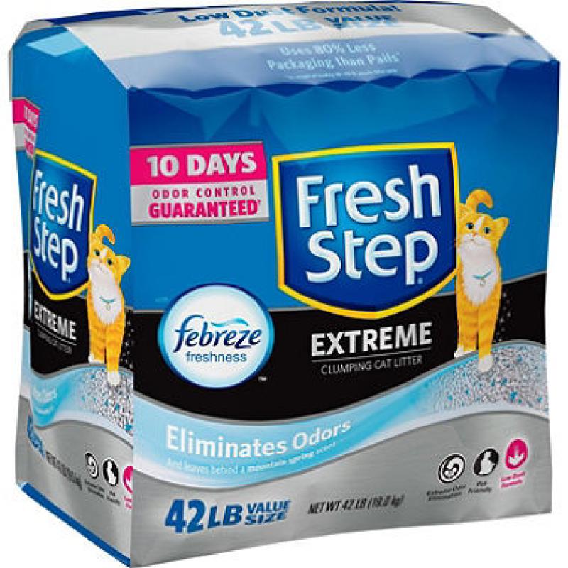 Fresh Step Extreme with Febreze Clumping Cat Litter (42 lbs.)