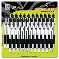 Zebra - Z-Grip Retractable Ballpoint Pen, Black Ink, Medium - 24/Pack