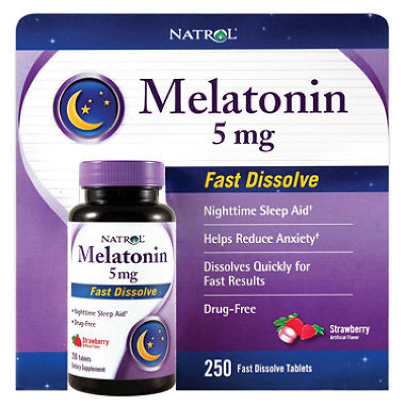 Natrol Melatonin 5mg Fast Dissolve (250 ct.)