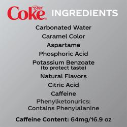 Diet Coke 16.9 oz.,Qty1