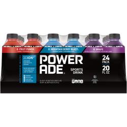 Powerade Sports Drink Variety Pack (20oz / 24pk)