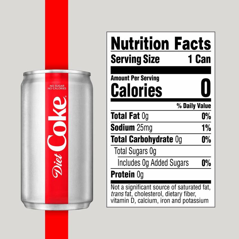 Diet Coke Mini 7.5oz /Qty 6