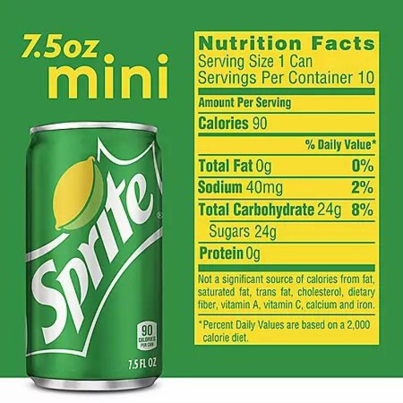 Sprite Mini Cans (7.5 oz.,10 pk.)