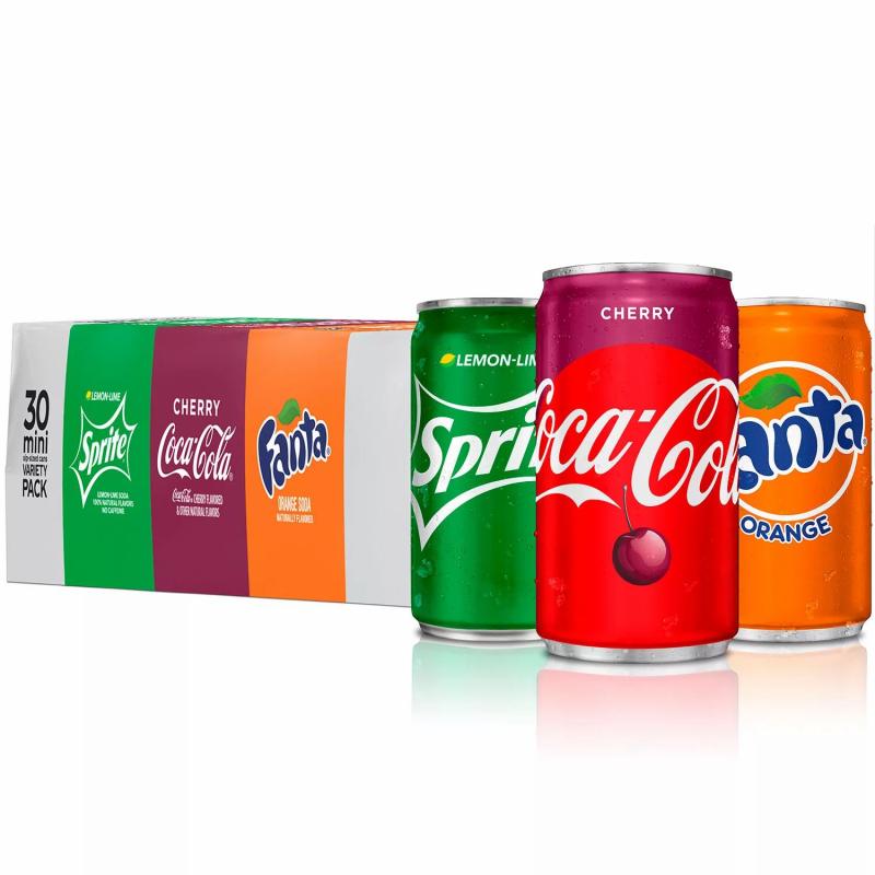 Coca-Cola Mini Cans Variety Pack (7.5oz / 30pk)