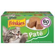 Purina Friskies Pate Wet Cat Food, Variety Pack (5.5 oz., 60 ct.)