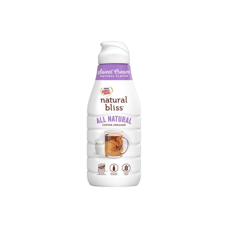 Coffee-mate Natural Bliss Liquid Coffee Creamer, Sweet Cream Flavor (46 fl. oz.)