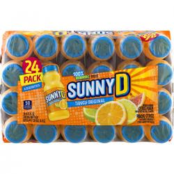 SunnyD Tangy Original Orange Flavored Citrus Punch (6.75 fl. oz. bottle, 24 pk.)