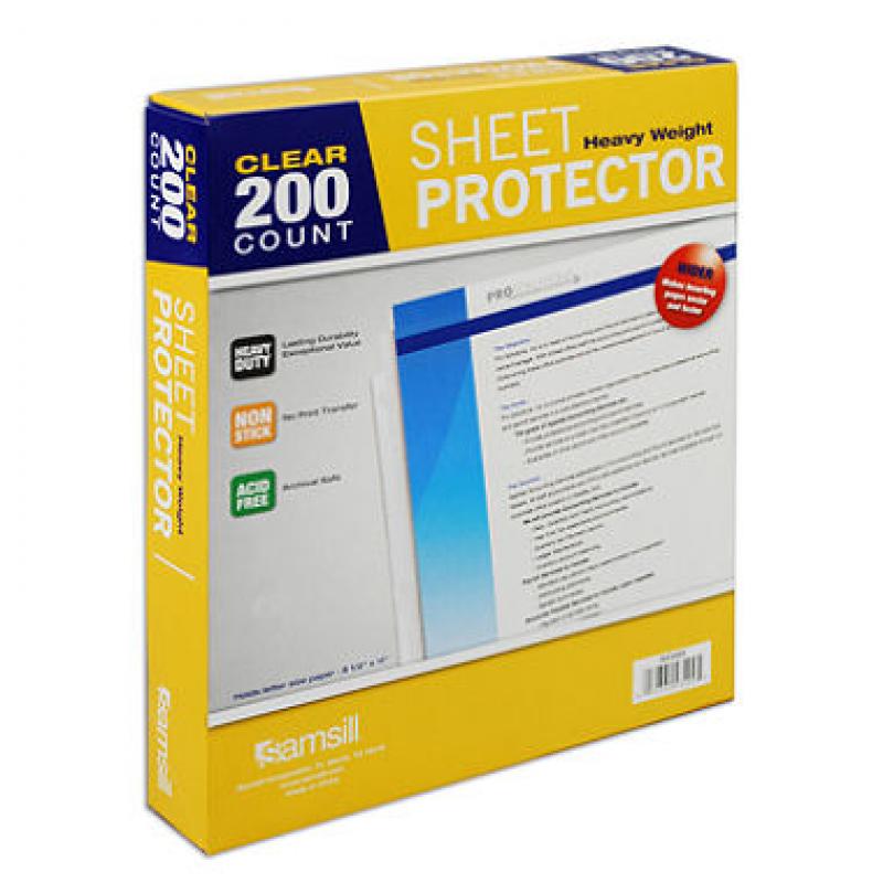 Samsill Clear Sheet Protectors - 200 ct.