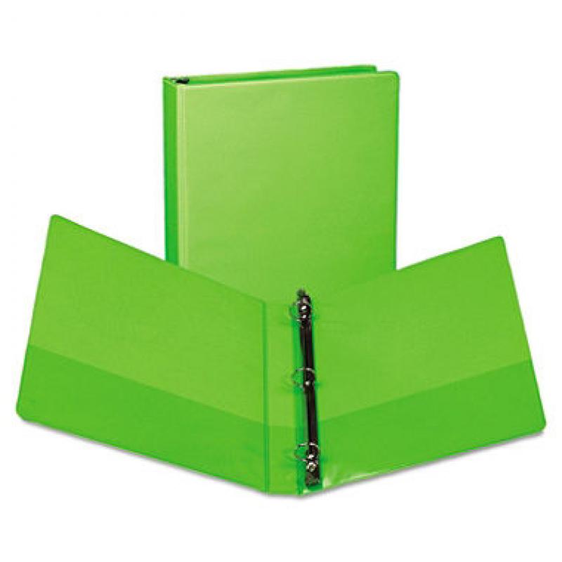 Samsill 1" PresentatioSaunders Aluminum Clipboard with High-Capacity Clip - 1" Capacity - Holds 8 1/2" x 14" - Silver n View Binder, Lime, 2pk.
