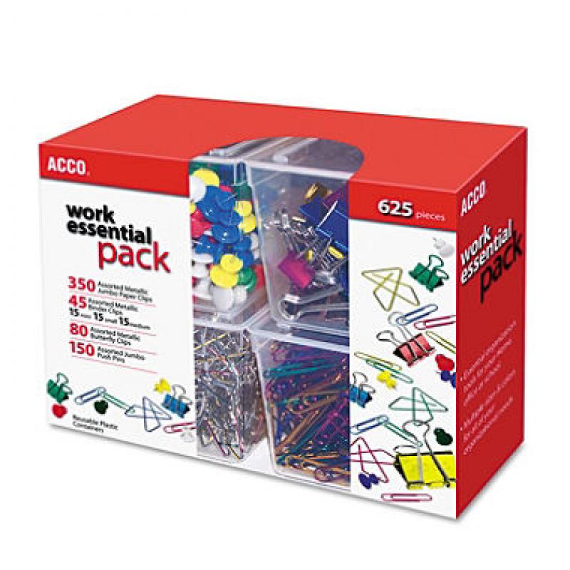 ACCO - Club Variety Clip Bundle - 625 Pieces