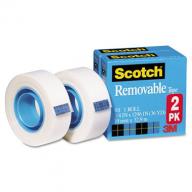 Scotch - Removable Tape 811 2PK, 3/4" x 1296", 1" Core - 2/Pack