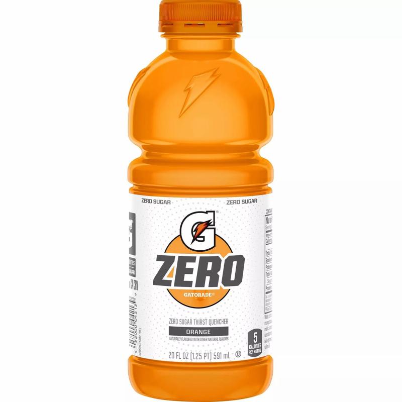 Gatorade Zero Thirst Quencher Variety Pack  Orange  (20 oz., 1pk.)