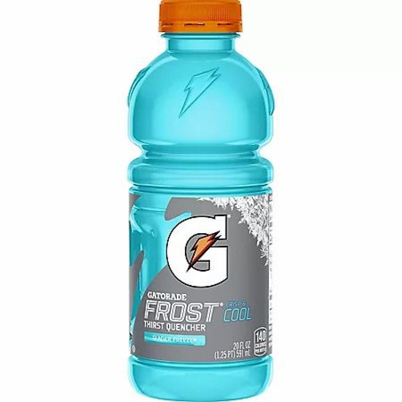 Gatorade Frost  Glacier Freeze  20 oz Qty 6