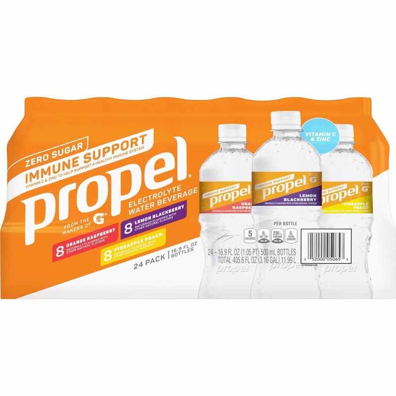 Propel Immune Support Zero Sugar Variety Pack (16.9 fl. oz., 24 pk.)