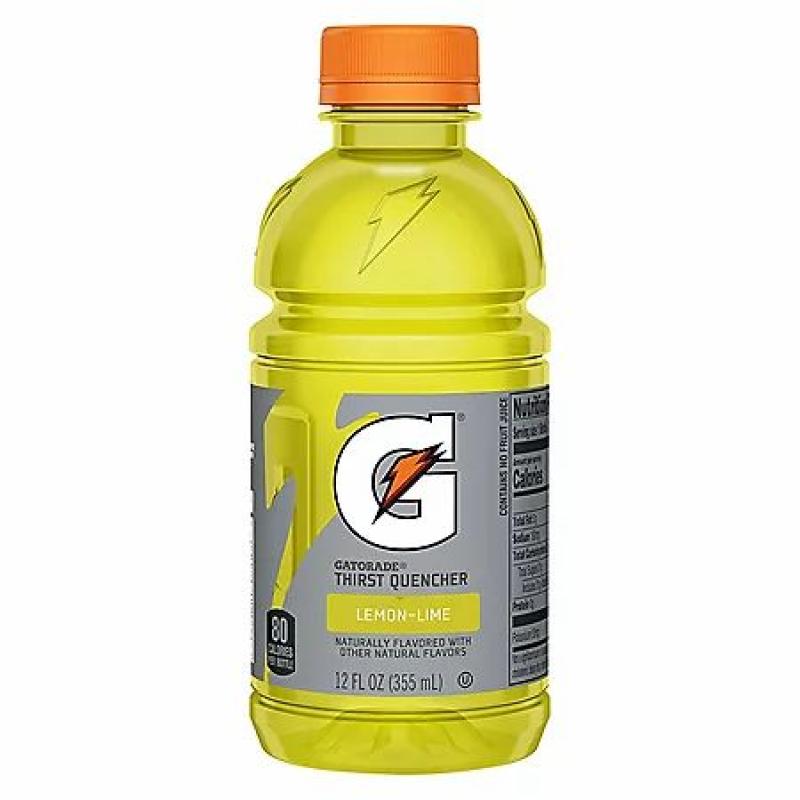 Gatorade Sports Drinks  Lemon-Lime 12 fl. oz Qty 7
