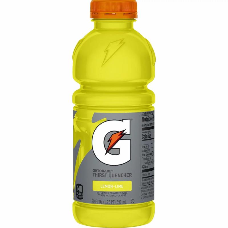 Gatorade Sports Drinks  Lemon-Lime 20 oz 6 Qty