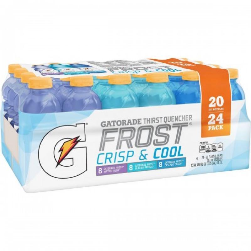 Gatorade Sports Drinks Frost Variety Pack (20 fl. oz. bottles, 24 ct.)