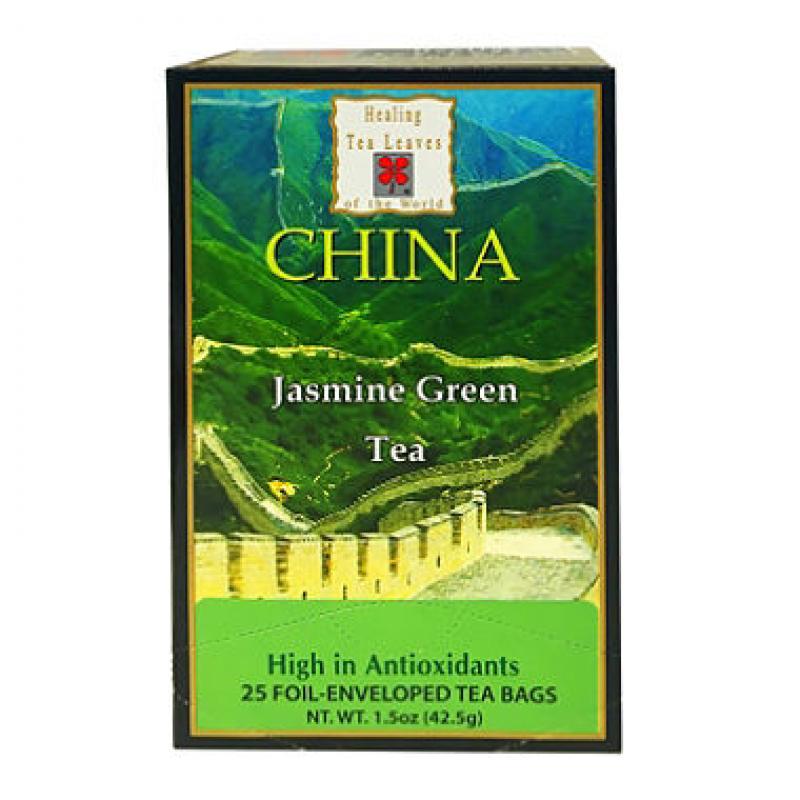 Healing Tea Leaves Green Tea Jasmine Teabags (25 ct., 6 pk.)