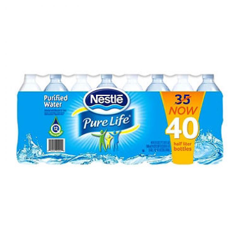Nestle Pure Life Purified Water (16.9 oz. bottles, 40 pk.)