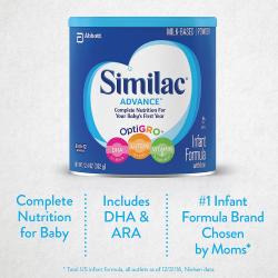 Similac Advance Infant Formula with Iron (12.4 oz., 6 pk.)