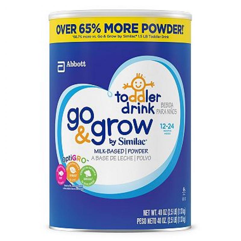 Similac Go & Grow Milk-Based Toddler Drink (40 oz.)
