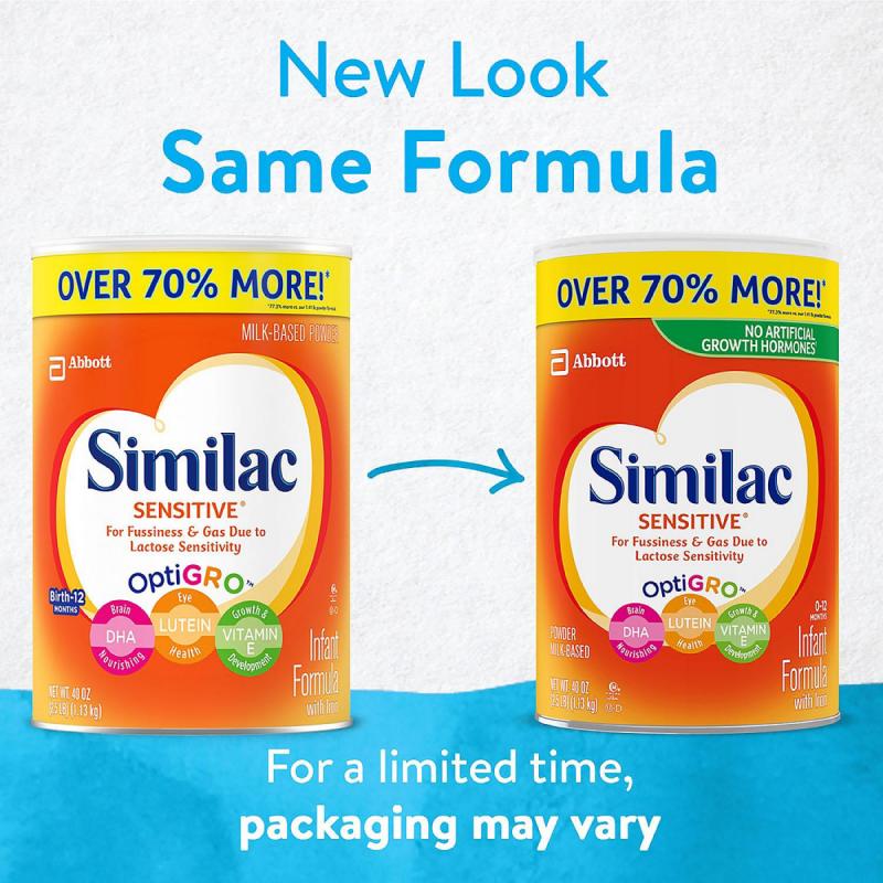 Similac Sensitive Infant Formula with Iron (40 oz.)