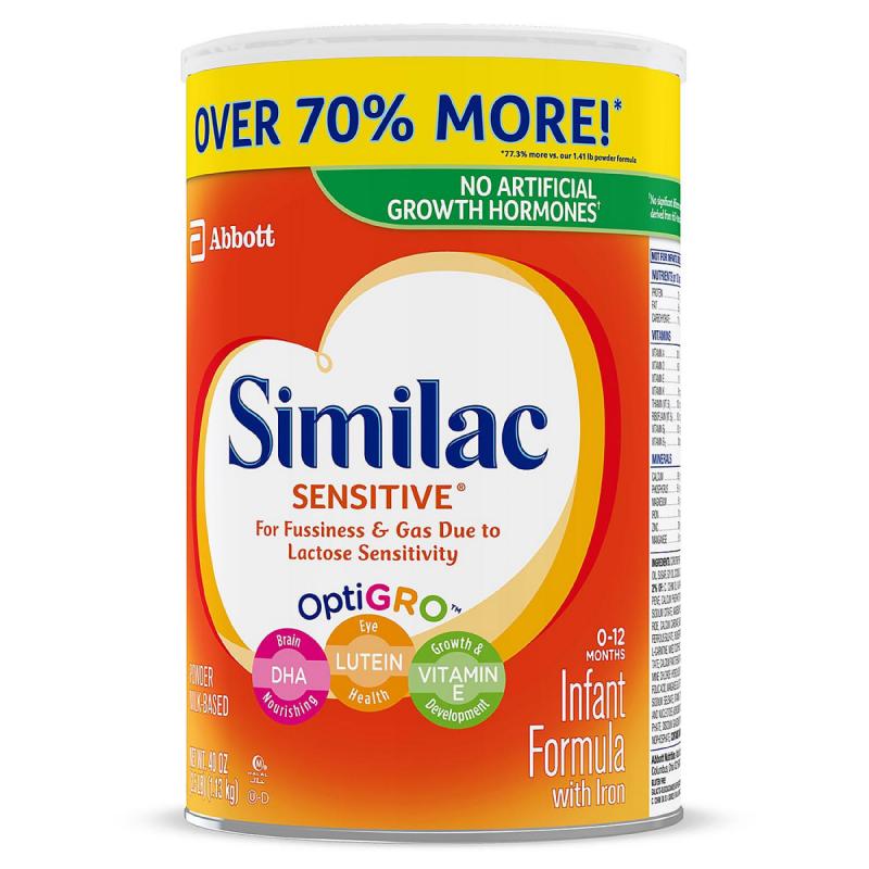 Similac Sensitive Infant Formula with Iron (40 oz.)