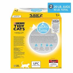 Purina Tidy Cats Clumping Litter with Glade Twin Pack (20 lb., 2 ct.)