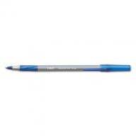 BIC® Round Stic Grip Xtra Comfort Ballpoint Pen, 1.2mm, Medium, Blue, 12pk.