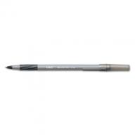 BIC® Round Stic Grip Xtra Comfort Ballpoint Pen, 1.2mm, Medium, Black, 12pk.