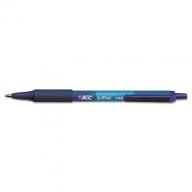 BIC® Soft Feel Retractable Ballpoint Pen, 1mm, Medium, Black & Blue, 36ct.