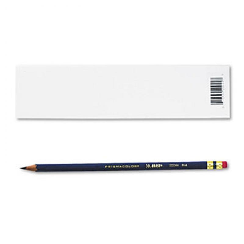 Prismacolor Col-Erase Pencil with Eraser, Blue - 12 Pencils