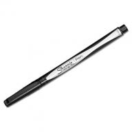 Sharpie Permanent Water Resistant Plastic Point Stick Pen, Black (Fine, 12 ct.)