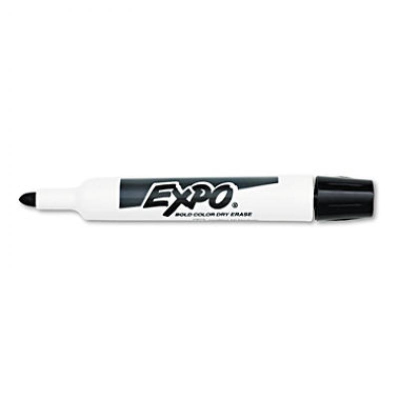 EXPO Dry Erase Markers, Black (Bullet Tip, 12 ct.)