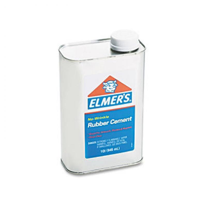 Elmer&#039;s - Rubber Cement - Repositionable - 1 qt.