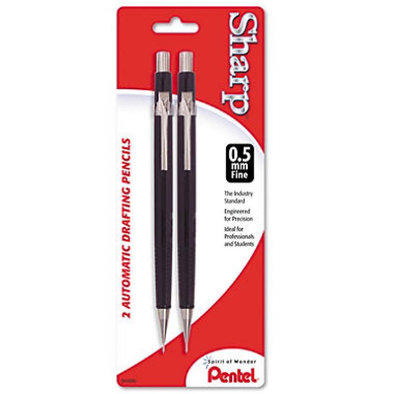 Pentel - Sharp Automatic Pencil, 0.5 mm - 2/Pack